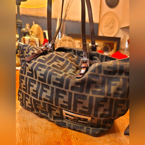 FENDI Zucca Canvas Mini Vintage Bag - Picture 1 of 5